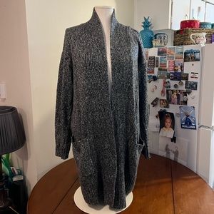 Classy long multi colored cardigan by Lou & Grey by Loft